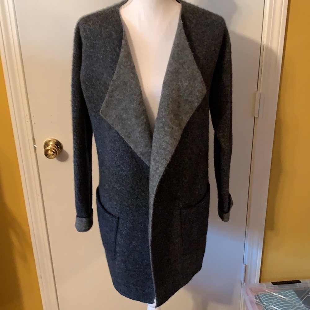 Max Studio Open Front Cardigan M